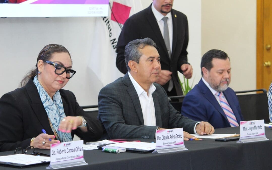 Claudia Arlett Espino destaca convenio entre el INE y Oxo, al intercambiar café a los votantes