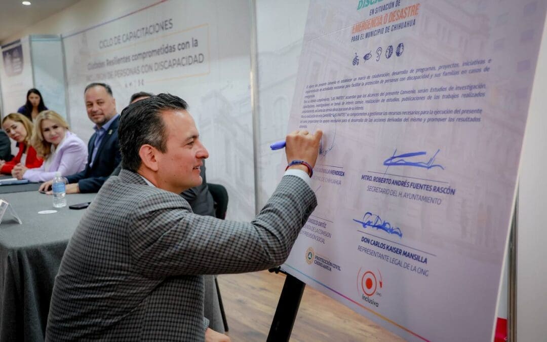 Municipio logra alianza internacional en beneficios de personas con discapacidad