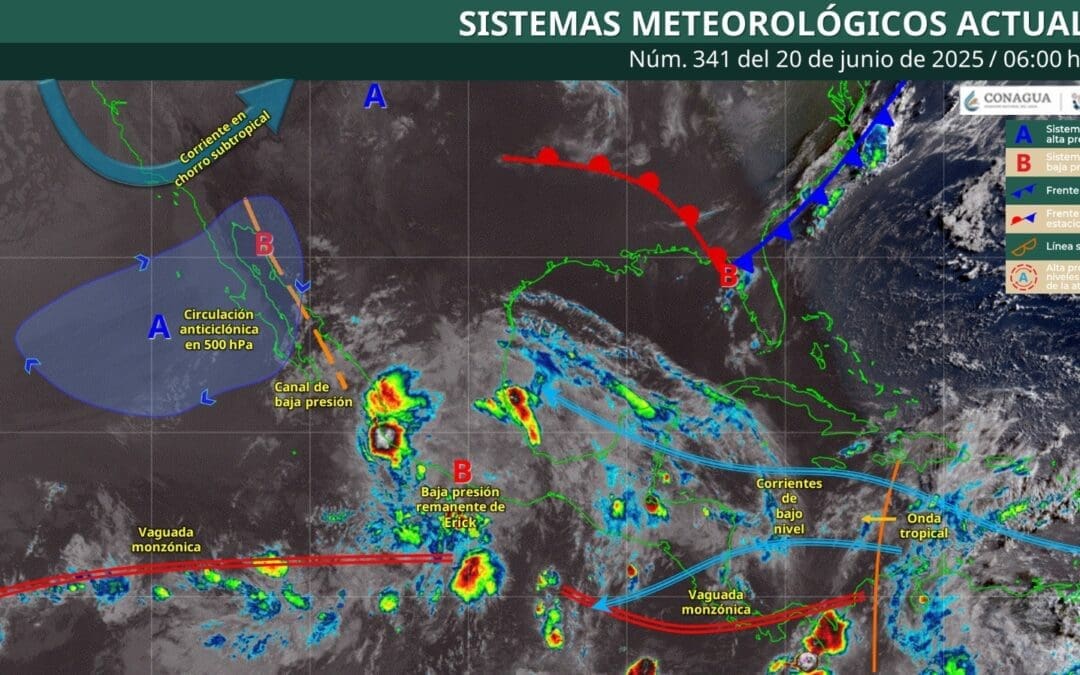 Inicia el monzón mexicano; prevén lluvias intensas en el noroeste del país