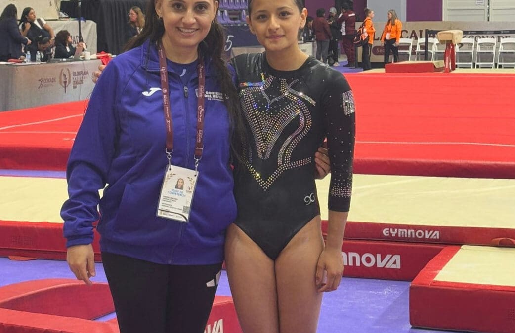 Clasifica otra gimnasta de Krastev Mitova ahora en final de piso