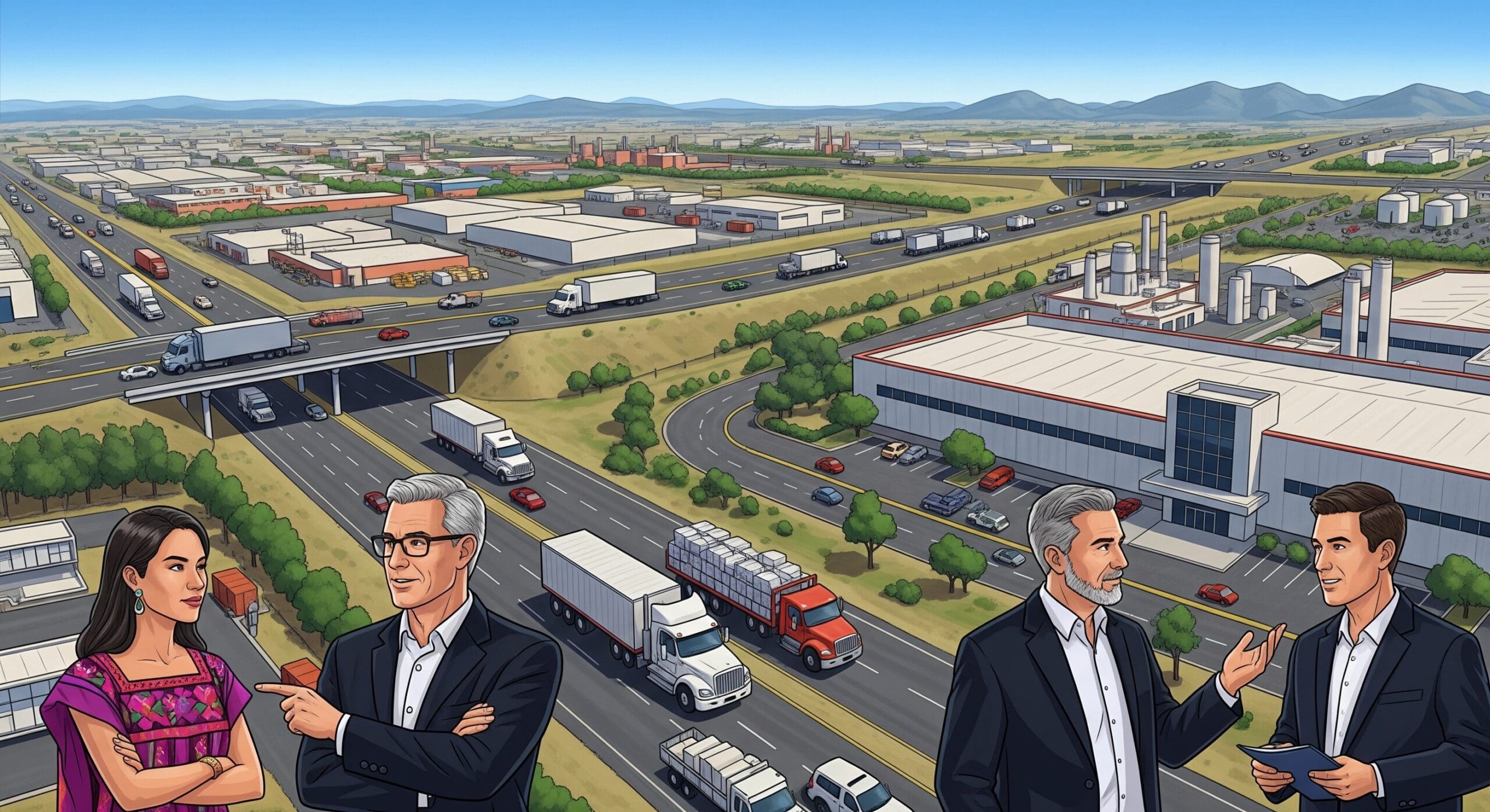 Cómo pueden los empresarios chihuahuenses aprovechar más el Nearshoring (Imagen generada por IA)