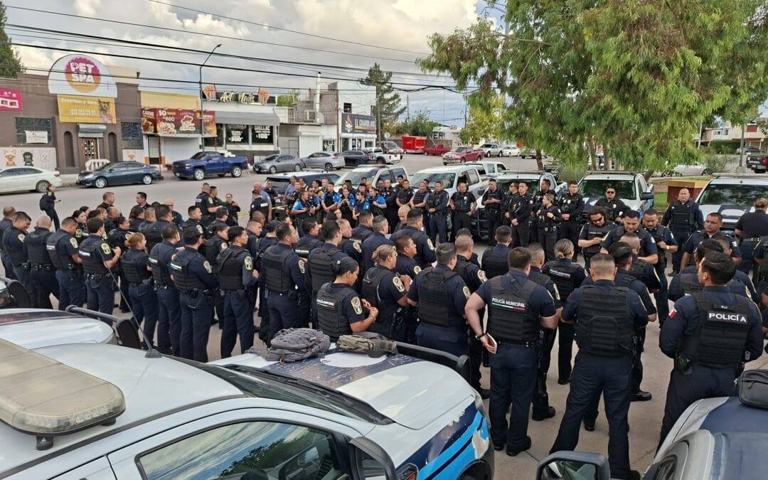 La Policia municipal de Chihuahua capacita a 21 municipios en formación DARE