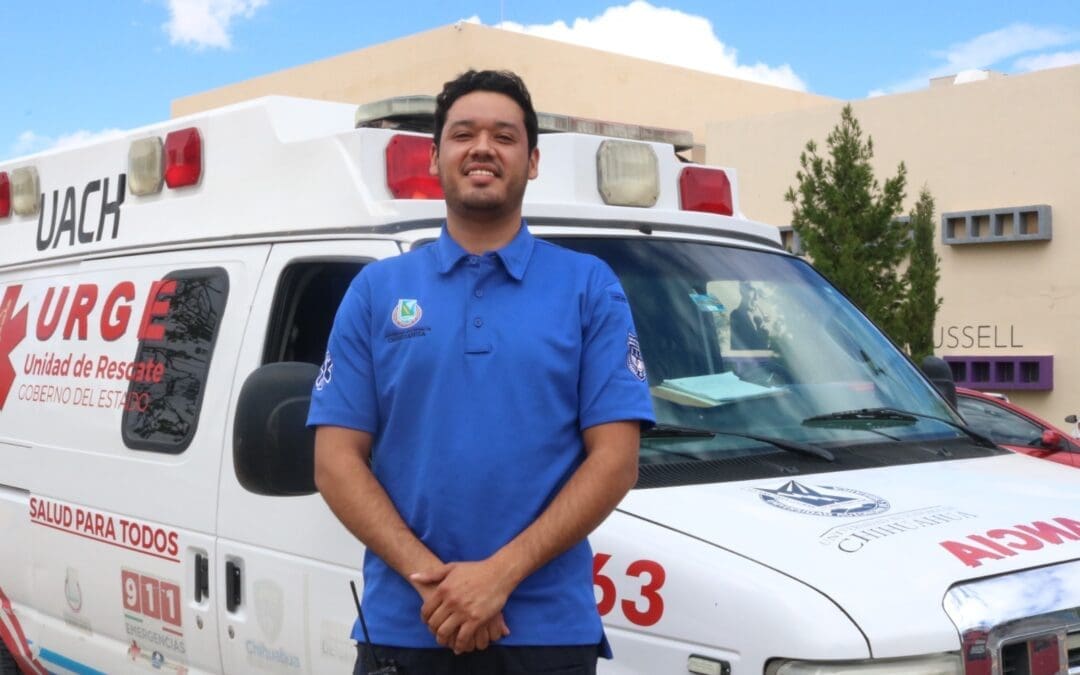 En el día a día de un paramédico en la UACH