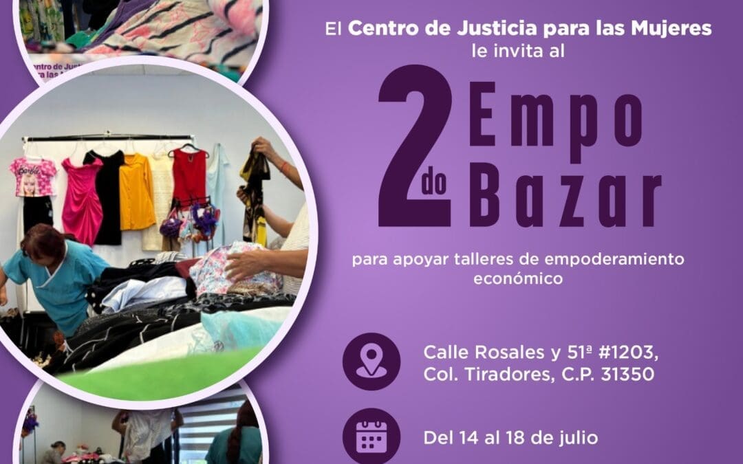 Mujeres invitan al Bazar en Cejum