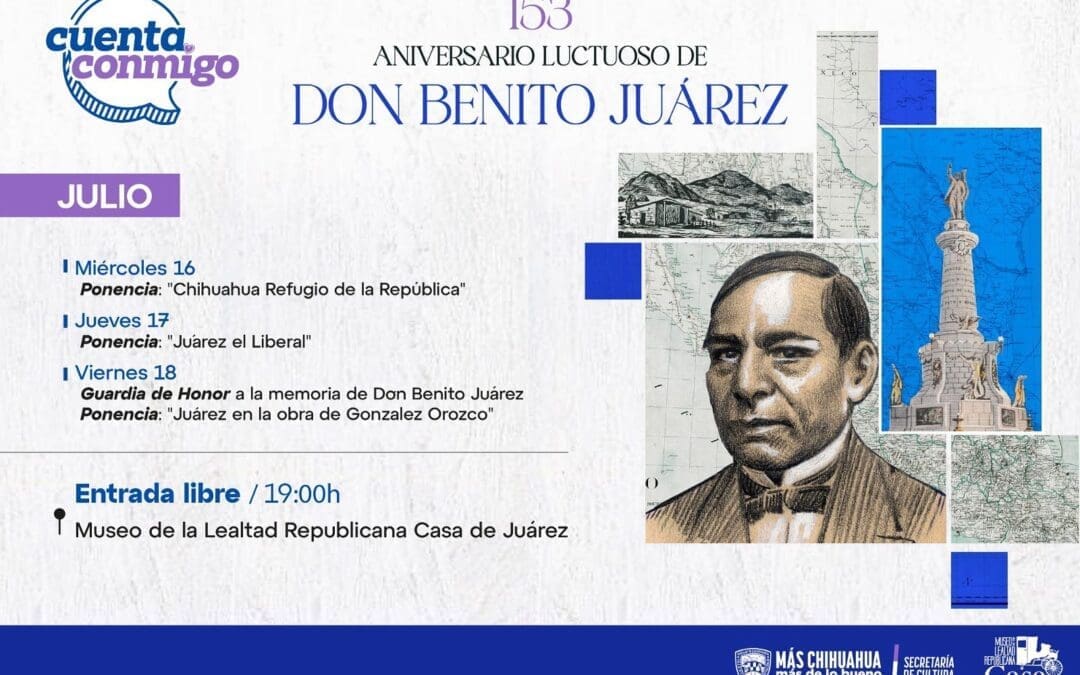 Invitan a las conferencias  de Don Benito Juárez