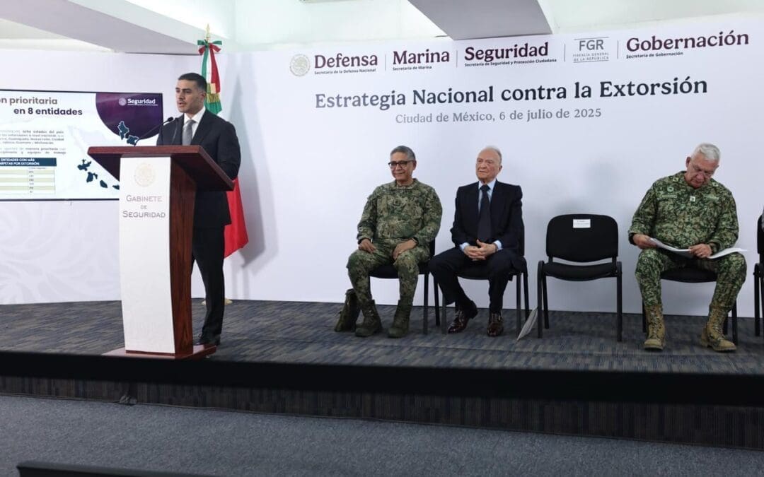 Anuncian Estrategia Nacional contra la Extorsión