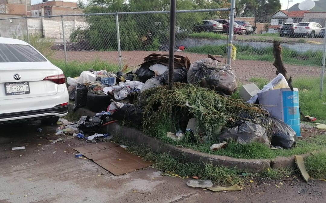 Registran zonas con una gran acumulación de basura