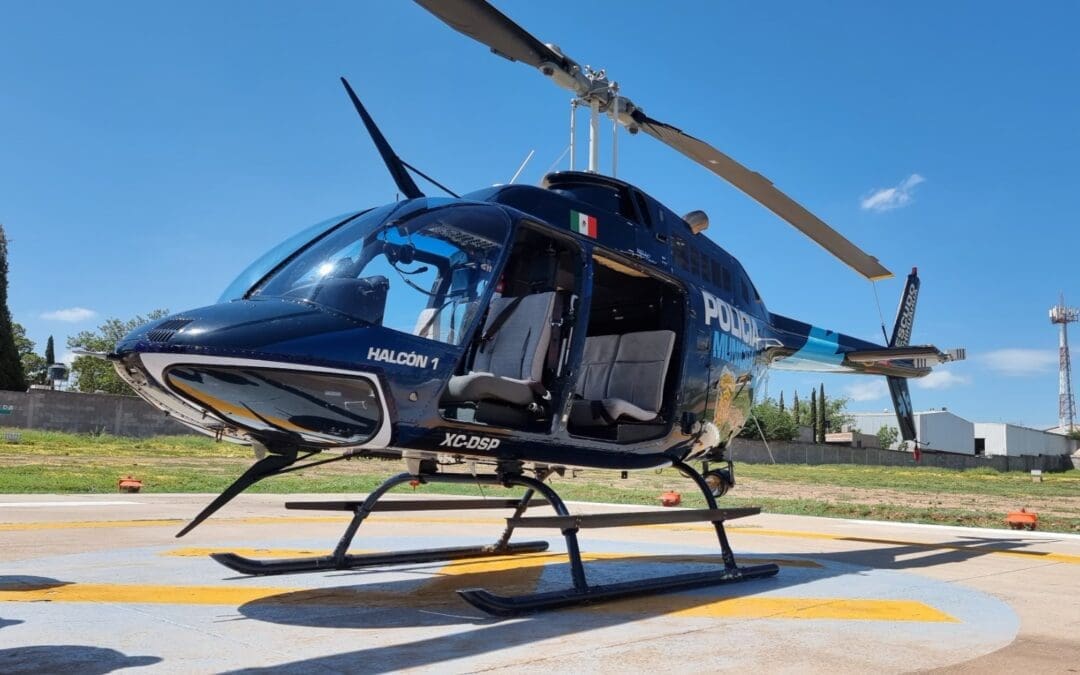 El Helicoptero Halcón Uno, refuerza operativos por temporada vacacional