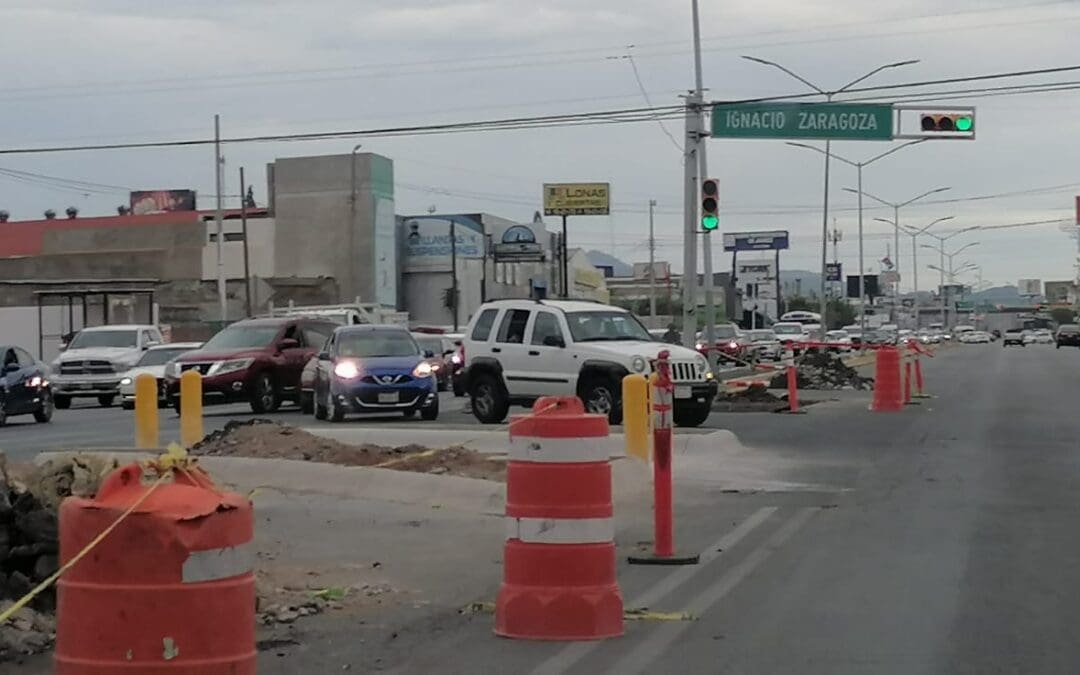 Cierran tramo vial por reparaciones en la Zaragoza