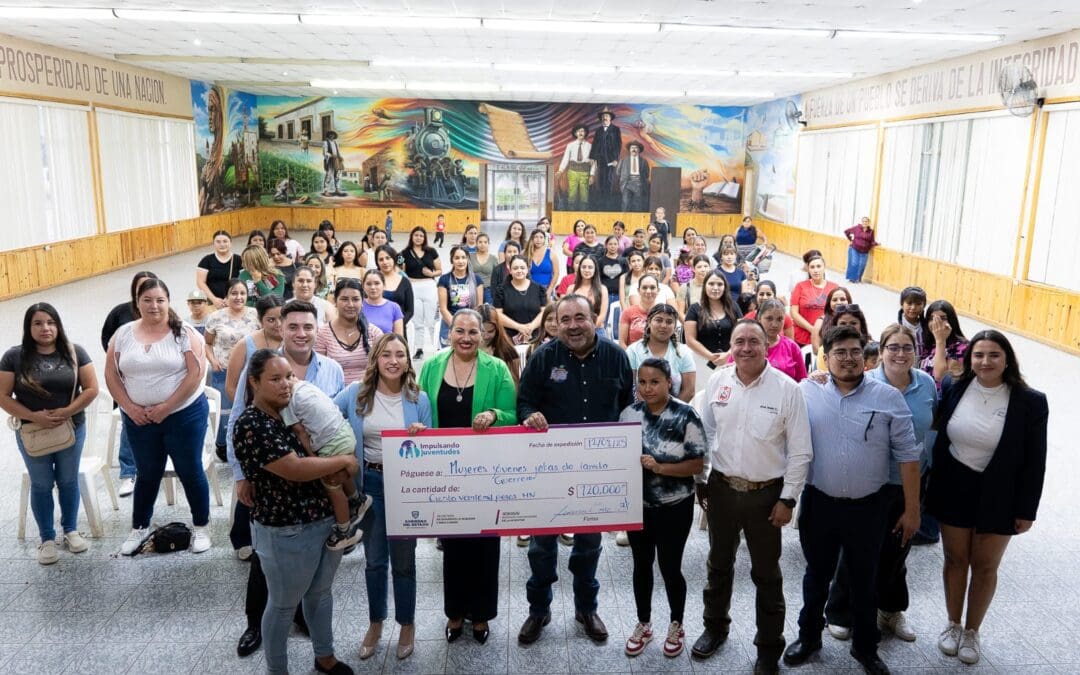 Entregan apoyos a 160 jefas de familia en Cuauhtémoc y Guerrero 