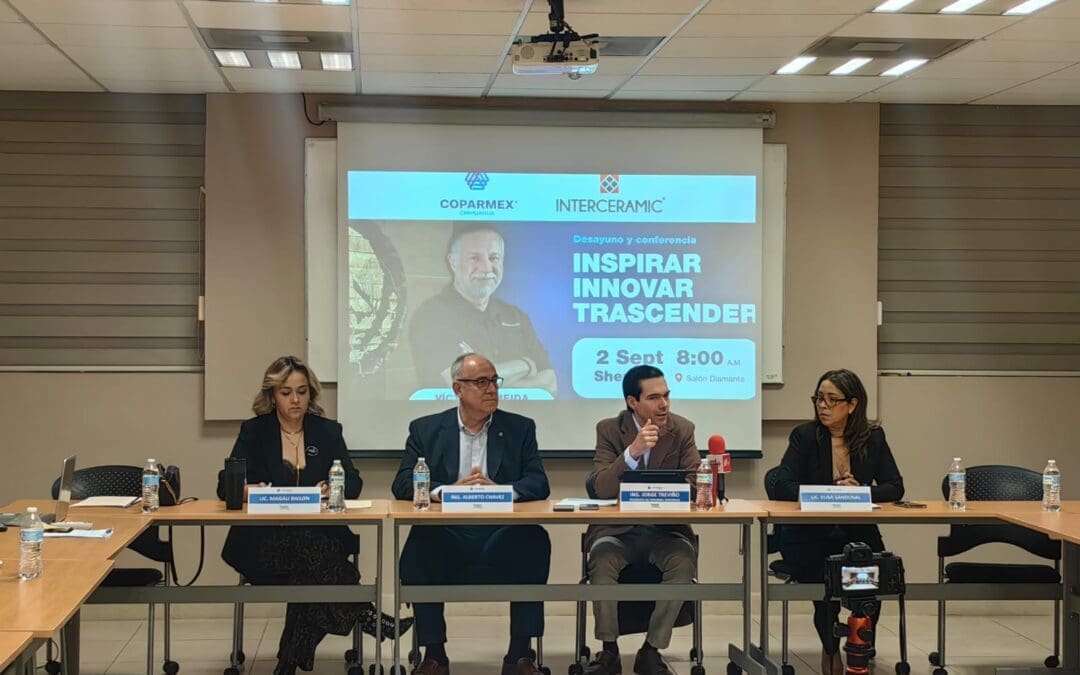 Invita COPARMEX a la conferencia “Inspirar, Innovar, Trascender”