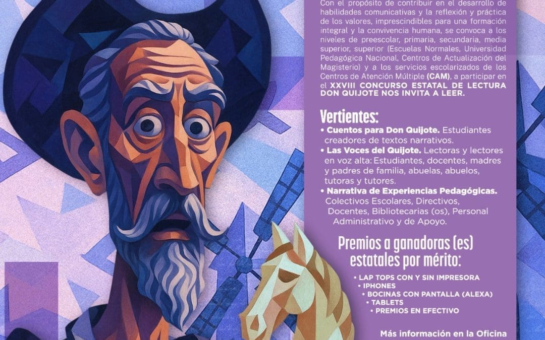 Lanzan convocatoria del Concurso “Don Quijote nos invita a Leer”