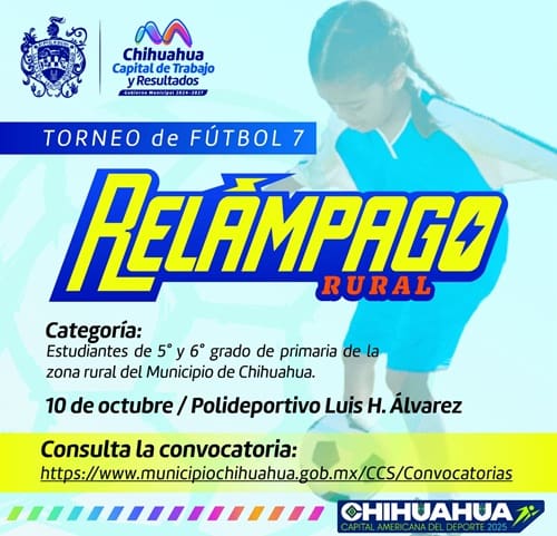 Lanza Municipio convocatoria para el Torneo “Relámpago” dirigido a escuelas primarias de la zona Rural
