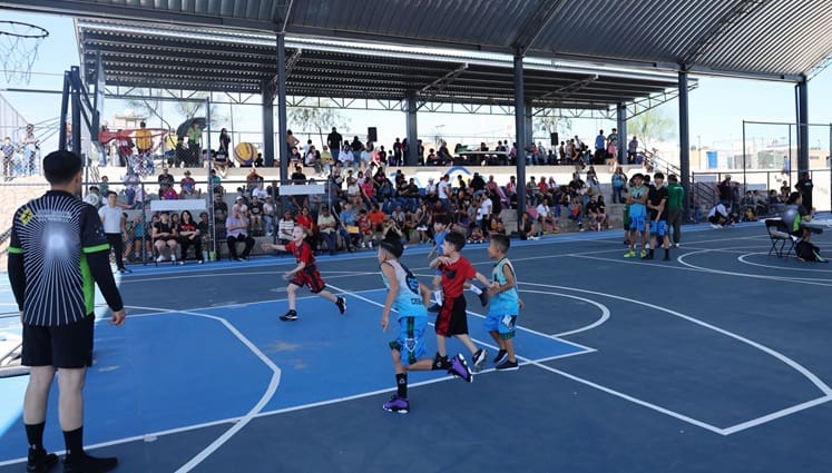 Participan 600 niñas y niños en la Ruta del Deporte en tu Barrio: Municipio