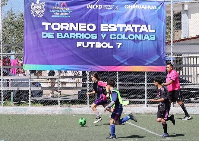 Llevan a cabo torneo «barrios y colonias» de fútbol en riberas de sacramento