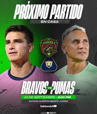 Futbolistas internacionales visitarán a los Bravos del FC Juárez