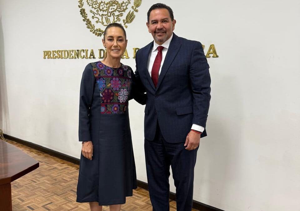 Acude Pérez Cuéllar a reunión de seguridad con Sheinbaum