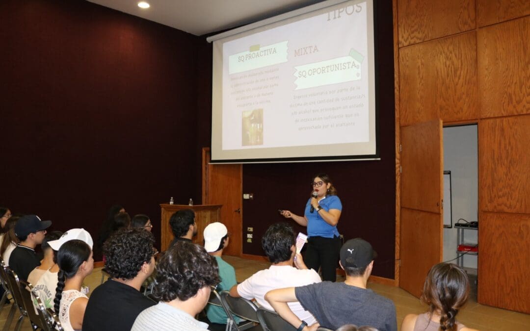 Concientizan a estudiantes de la UACH sobre el delito de Sumisión Química