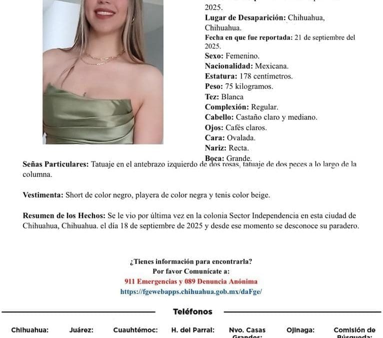 Pesquisas de jovencitas desaparecidas