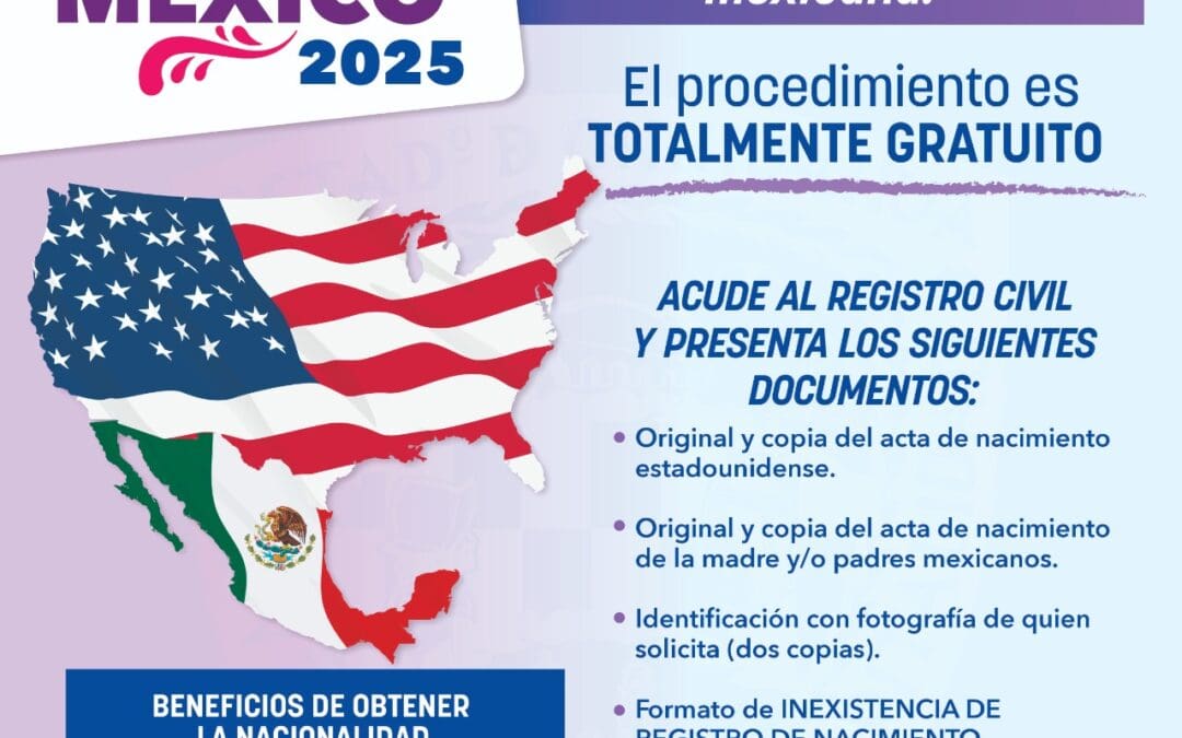 Facilitan nacionalidad mexicana a hijos de migrantes con programa Soy México