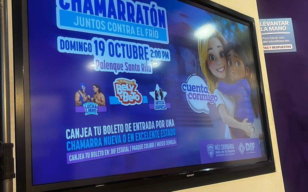 Invita DIF Estatal al Chamarratón este 19 de octubre