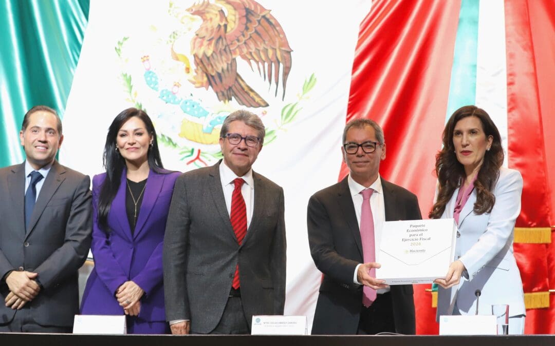 Entrega Secretario de Hacienda paquete económico 2026