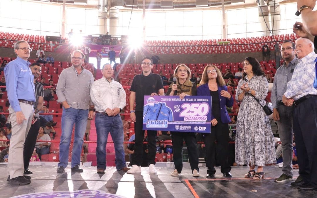 Reúne Chamarratón más de 7 mil prendas para niñas y niños de la Sierra Tarahumara