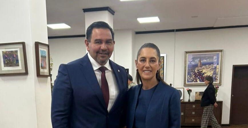 Participa Alcalde Pérez Cuéllar en mesa de seguridad con la presidenta Sheinbaum