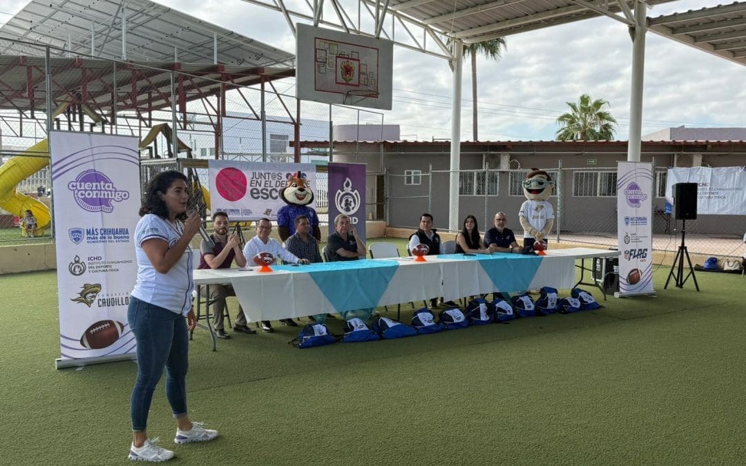 Entregan ICHD y NFL kits a once escuelas del Estado