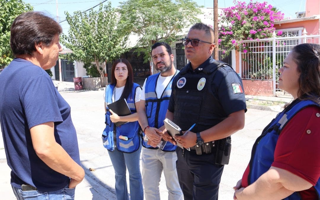 Policías municipales realizan constantemente recorridos en Punta Oriente