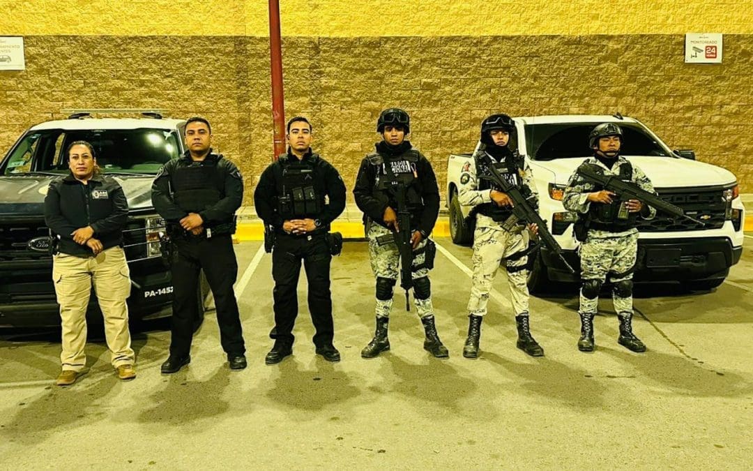 Realizan operativo conjunto para disuasión de robos en la ciudad