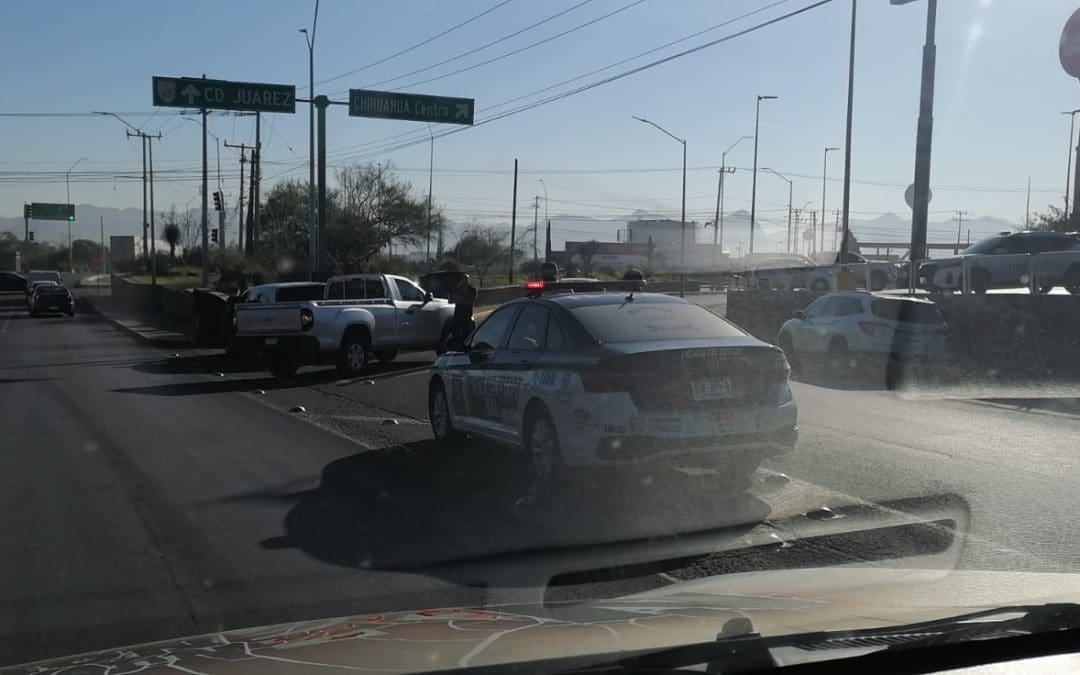 Choque en avenida Homero provoca afectaciones viales al norte de la capital