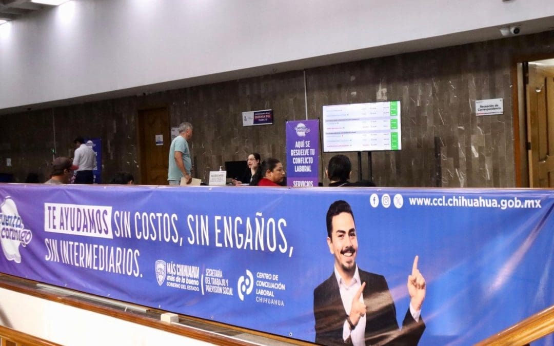 Centro de Conciliación Laboral de Chihuahua, segundo lugar nacional en eficiencia