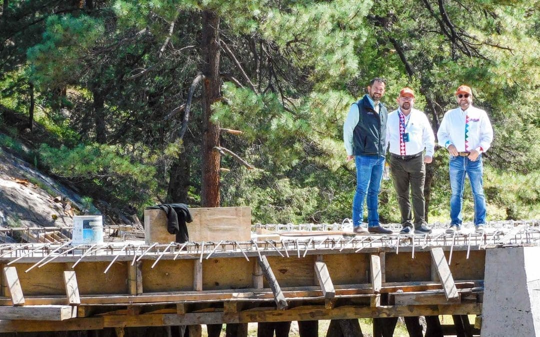 Alcanza 65% de avance construcción de puentes de entrada a Cascada de Cusárare