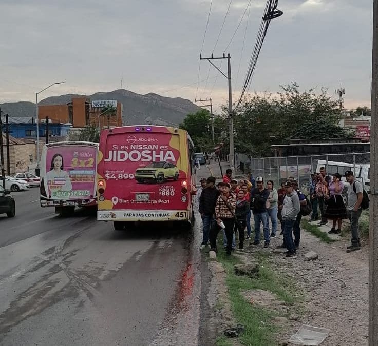 Fallas en la ruta Panamericana afectan a usuarios del transporte público