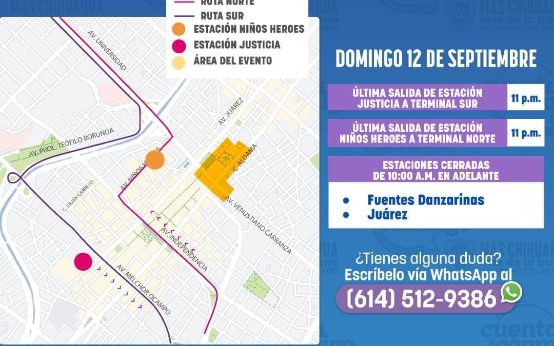 Extiende Bowí su horario y modifica rutas por cierre de FICUU 2025