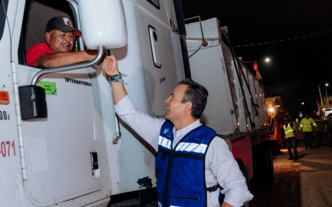 Bonilla supervisa labores de recarpeteo en San Felipe