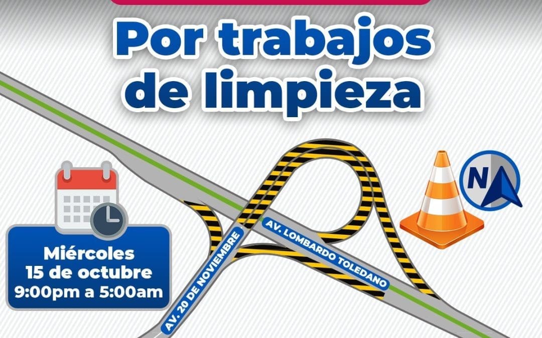 ¡Precaución! Cerrarán accesos al Toledano por limpieza