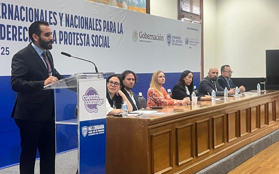 Analizan en foro estándares para proteger el derecho a la protesta social