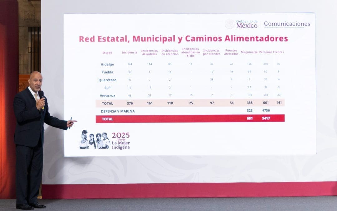 Más de 8 mil elementos aplican el Plan DN-III por lluvias en cinco estados