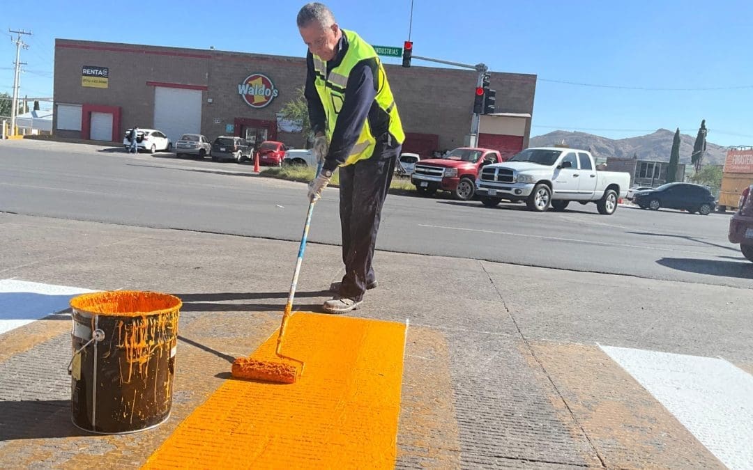 Inician programa «Chihuahua se pinta seguro», mejorarán señalización vial y acercarán servicios