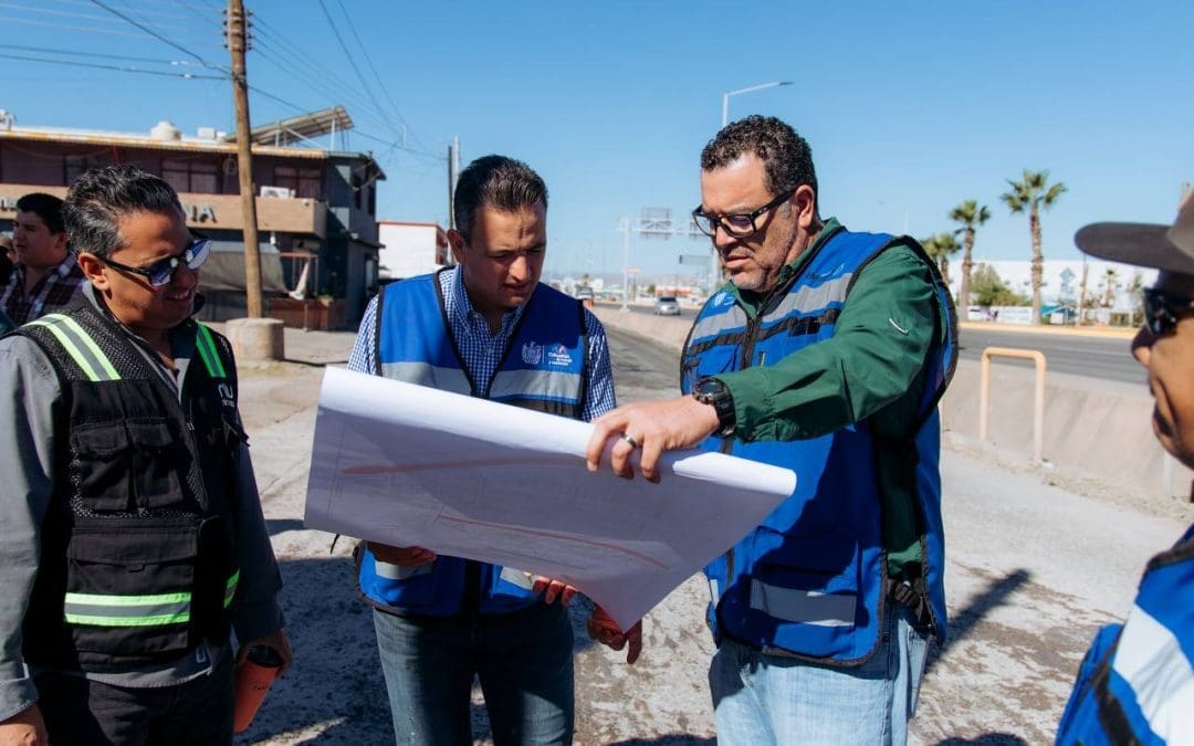 Supervisa Bonilla trabajos de recarpeteo en lateral del Fuentes Mares