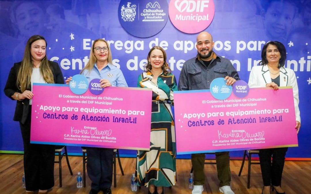 Equiparán Centros de Atención Infantil con apoyo del DIF Municipal