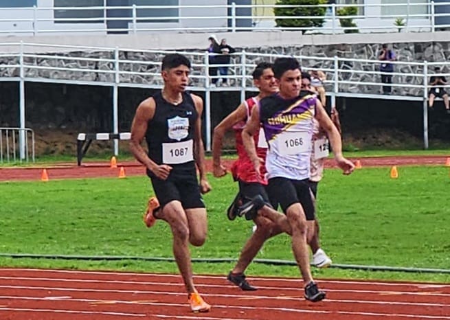Teporaca 2025: David Mariano Zapata Garay, candidato en la disciplina de atletismo en la prueba de 100 metros planos, en la categoría juvenil