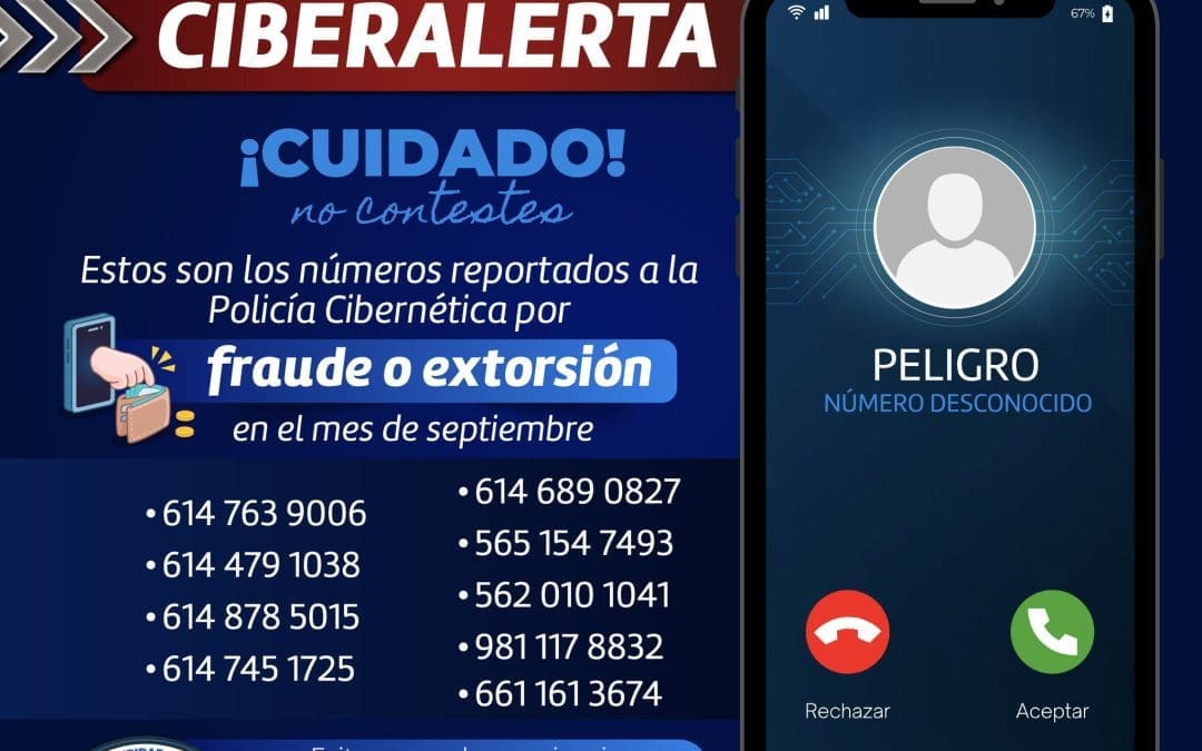 ¡Cuidado! Estos números son reportados como casos de estafa