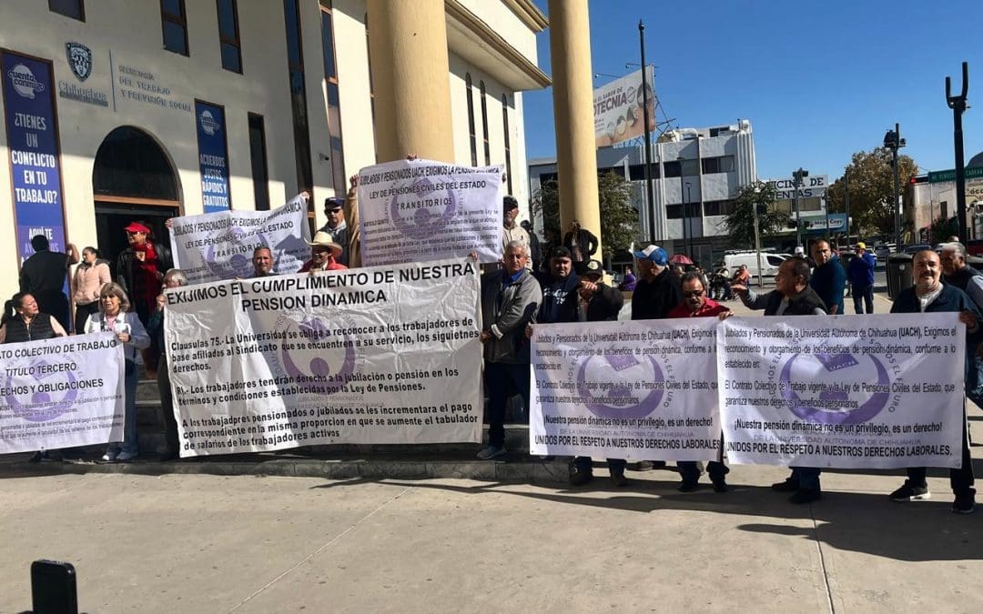 Difieren audiencia de jubilados de UACH por reforma judicial