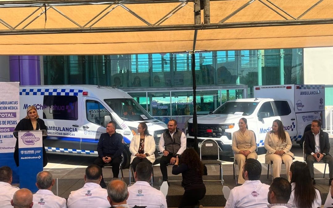 Entrega Estado 10 nuevas ambulancias 