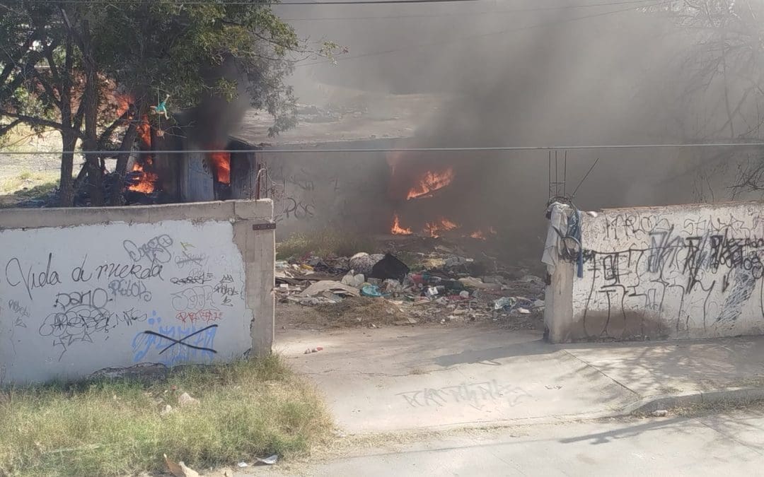 Vecinos denuncian incendio y abandono en terreno del DIF estatal