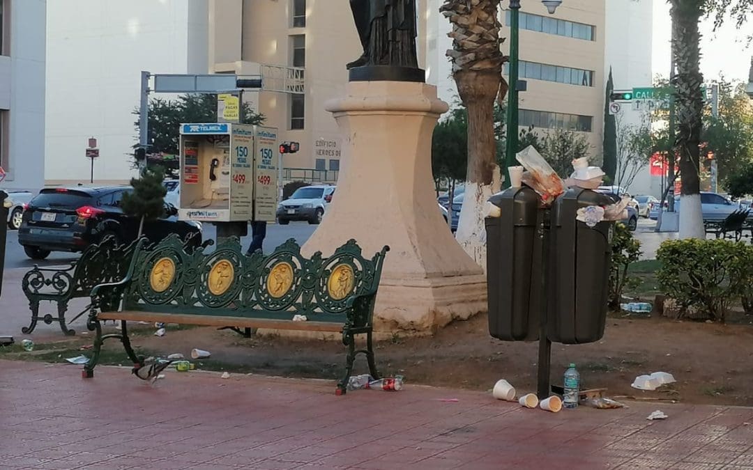 Basura desborda el Centro tras celebraciones