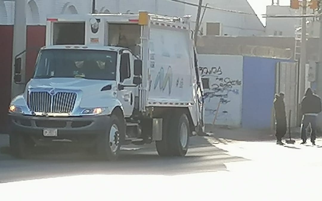 Camión de basura se descompone en avenida Colón; fallas son cada vez más frecuentes